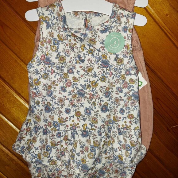 Carter's Other - Little Planet by Carter's Organic Baby Girls' 2pk Sunsuit 12m